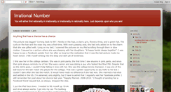 Desktop Screenshot of anirrationalnumber.com